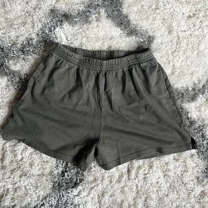 olive green john galt rosa sweat shorts!